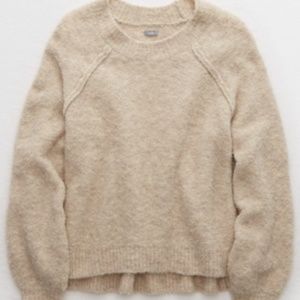 Aerie Raglan boucle pullover